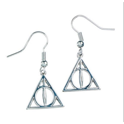 18145-HARRY POTTER PENDIENTES RELIQUIAS DE LA MUERTE THE CARAT SHOP REDSTRING WE0054