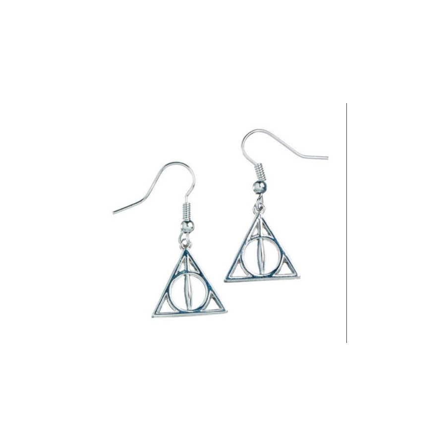 18145-HARRY POTTER PENDIENTES RELIQUIAS DE LA MUERTE THE CARAT SHOP REDSTRING WE0054