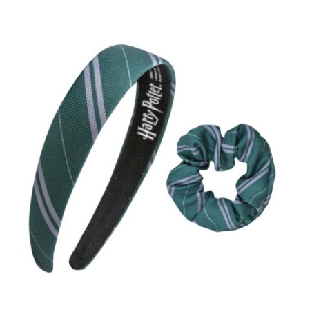 18166-SET DIADEMA/LAZO HARRY POTTER SLYTHERIN CINEREPLICAS REDSTRING CR2622