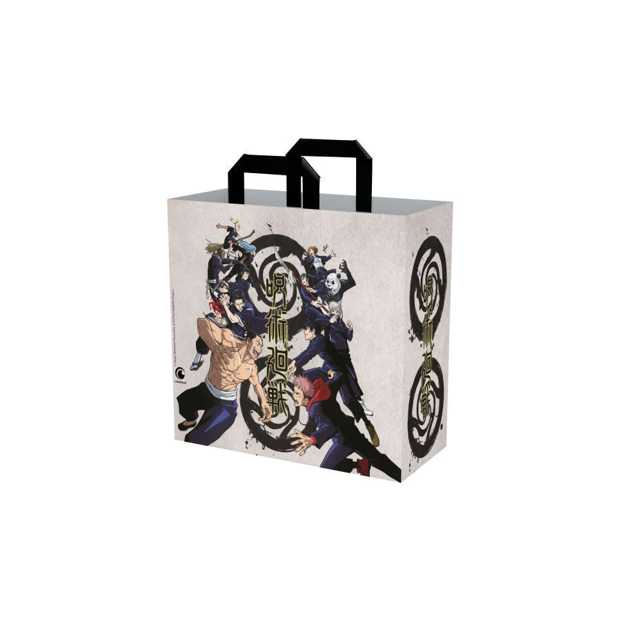 18175-BOLSA DE COMPRA BEIGE JUJUTSU KAISEN KONIX REDSTRING 78441120927