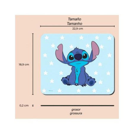 18181-ALFOMBRILLA RATON STITCH ERT GROUP REDSTRING DMPSTICH001