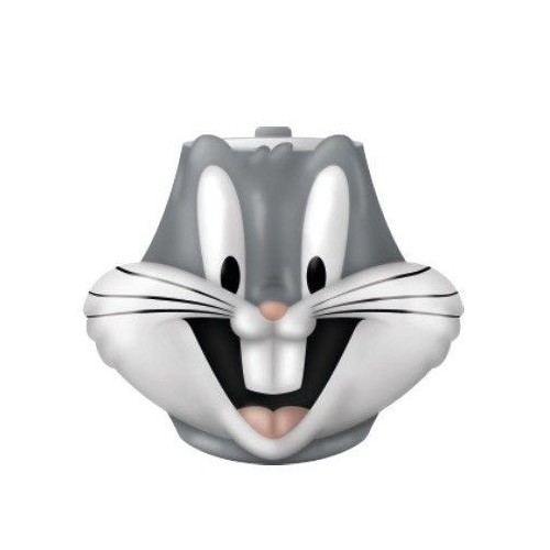 18190-TAZA 3D CABEZA BUGS BUNNY  350 ML HALF MOON BAY REDSTRING MUGSLT01