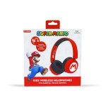 18209-AURICULARES KIDS BT LOGO SUPER MARIO ROJO OTL TECHNOLOGIES REDSTRING SM1016
