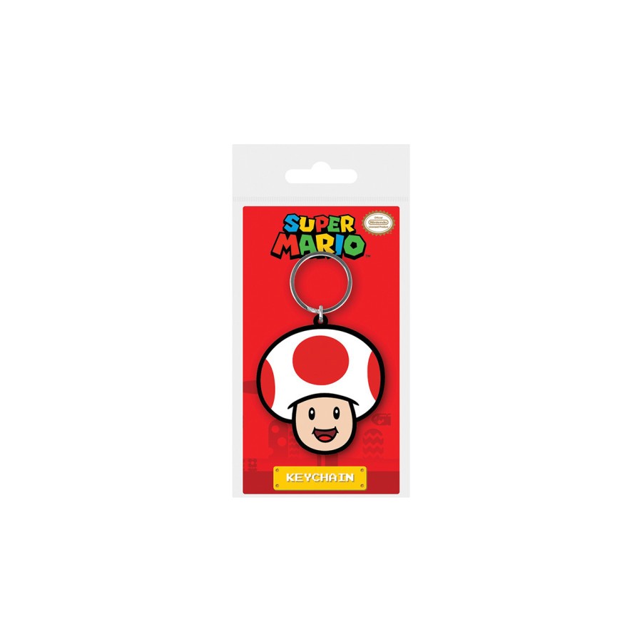 18231-LLAVERO TOAD - SUPER MARIO 6 CM PYRAMID REDSTRING RK38926C