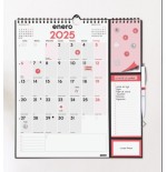 18256-CALENDARIO 2025 NEUTRO PARED PLUS ESCRIBIR 215X325MM FINOCAM 782120025