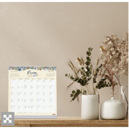 18262-CALENDARIO 2025 SOBREMESA TRENDY DESIGN ESCRIBIR 190X190MM FINOCAM 787060125