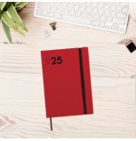 18270-AGENDA 2025 DYNAMIC MARA Y10 140X204MM DIA PAGINA ROJO FINOCAM 621163025