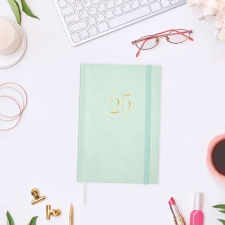 18284-AGENDA 2025 DYNAMIC LONDON Y10 140X204MM SEMANA VISTA VERTICAL MENTA FINOCAM 625300425