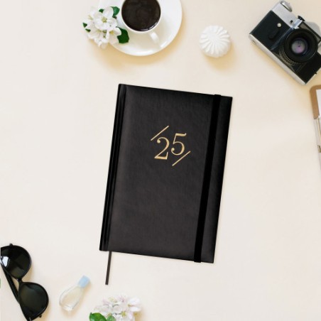 18288-AGENDA 2025 DYNAMIC LONDON Y10 140X204MM DIA PAGINA NEGRO FINOCAM 625320225