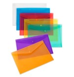 1829-SOBRE BROCHE POLIPROPILENO TRANSLUCIDO COLOR AZUL CARCHIVO 342K09