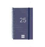 18291-AGENDA 2025 BASIC YEAR E3 79X127MM SEMANA VISTA HORIZONTAL AZUL FINOCAM 741421025