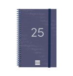 18293-AGENDA 2025 BASIC YEAR E5 117X181MM SEMANA VISTA HORIZONTAL AZUL FINOCAM 741441025