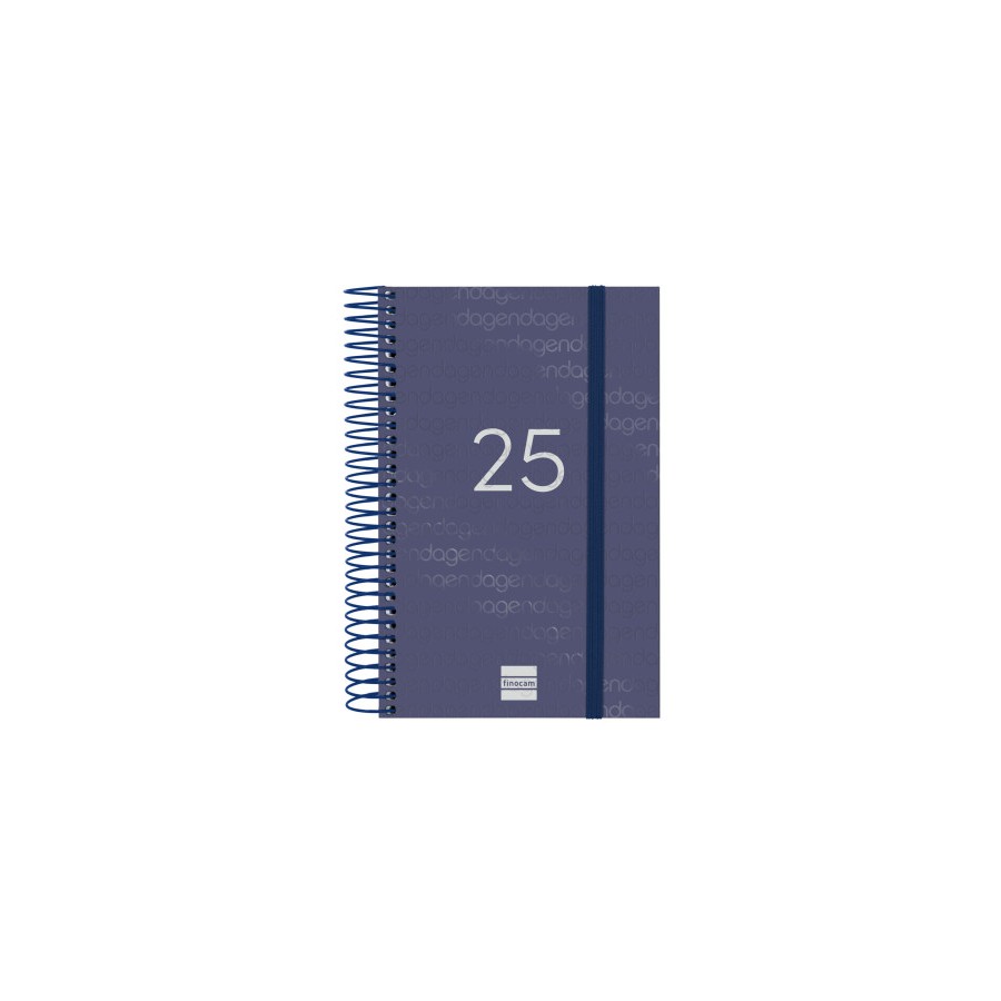 18303-AGENDA 2025 BASIC YEAR E5 117X181MM DIA PAGINA AZUL FINOCAM 741091025