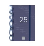 18303-AGENDA 2025 BASIC YEAR E5 117X181MM DIA PAGINA AZUL FINOCAM 741091025