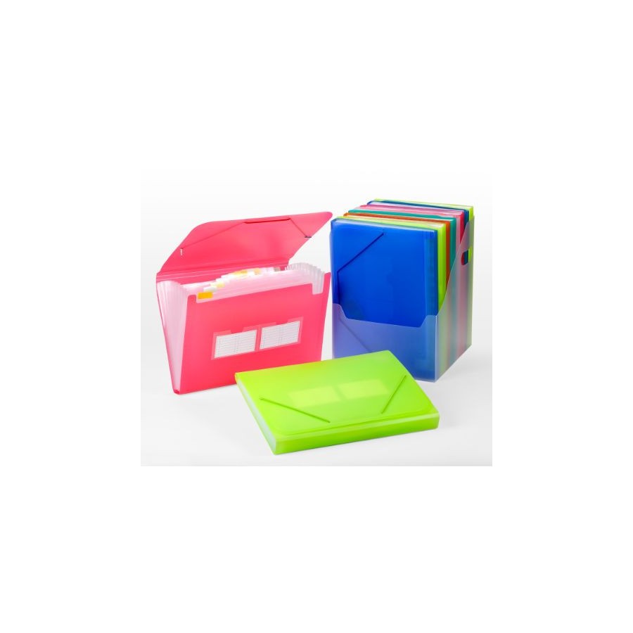 1831-CARPETA ACORDEON POLIPROPILENO 13 DEPARTAMENTOS AZUL CARCHIVO 1913KF50