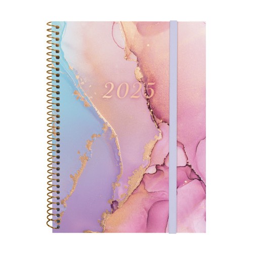 18317-AGENDA 2025 TRENDY DESIGN E10 155X212MM SEMANA VISTA HORIZONTAL GOLDY FINOCAM 742232625