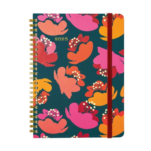 18327-AGENDA 2025 TRENDY YOU E10 155X212MM SEMANA VISTA HORIZONTAL TULIP FINOCAM 760042725