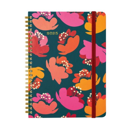 18327-AGENDA 2025 TRENDY YOU E10 155X212MM SEMANA VISTA HORIZONTAL TULIP FINOCAM 760042725