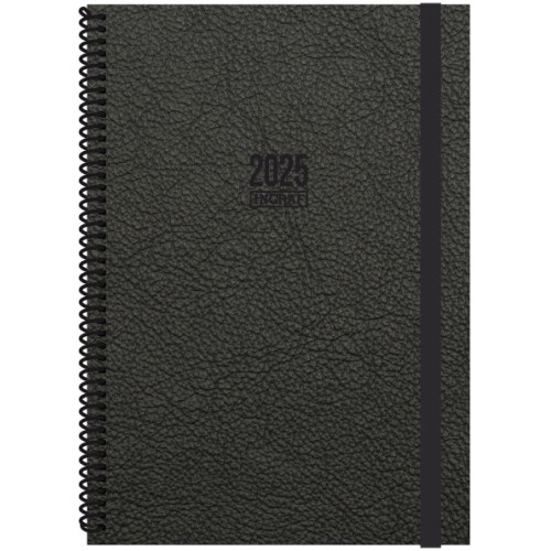 18342-AGENDA 2025 TOKIO DIA/PAGINA 17X24 NEGRO CATALAN INGRAF 355525