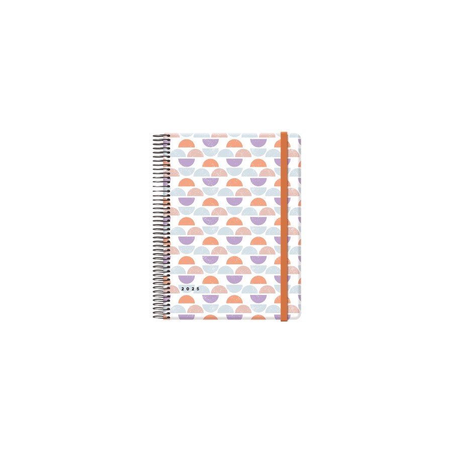 18362-AGENDA 2025 CUTE DIA PAGINA 15 X 21 CM MODELO DUNE CON 4 HOJAS DE PEGATINAS DOHE 12904 - 25