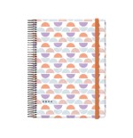 18362-AGENDA 2025 CUTE DIA PAGINA 15 X 21 CM MODELO DUNE CON 4 HOJAS DE PEGATINAS DOHE 12904 - 25