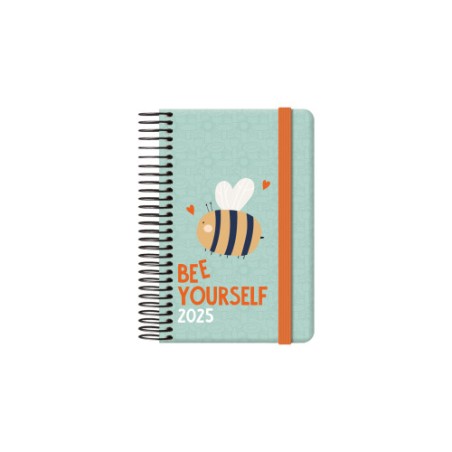 18368-AGENDA 2025 CUTE SEMANA VISTA BOLSILLO  8,5 X 13 CM MODELO BEE DOHE 12909 - 25