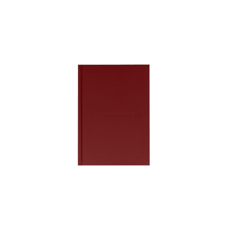 18380-AGENDA 2025 MINIMAL A5 15X21CM DIA PAGINA COLOR ROJO OXFORD 400189837