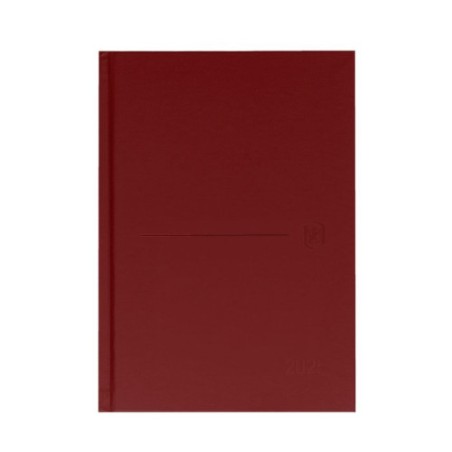 18380-AGENDA 2025 MINIMAL A5 15X21CM DIA PAGINA COLOR ROJO OXFORD 400189837