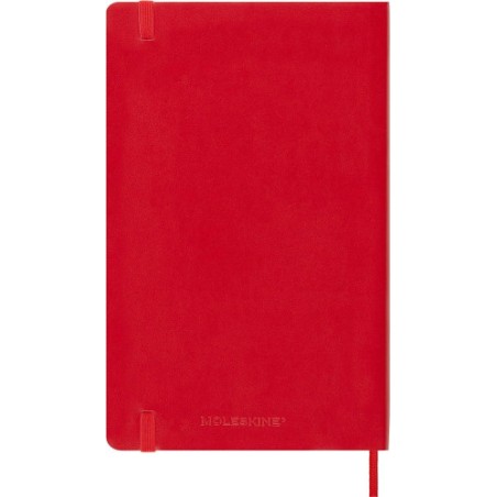 18400-AGENDA 2025 TAPA BLANDA 12 MESES DIARIA L (13 X 21 CM) ROJA MOLESKINE DSF212DC3Y25
