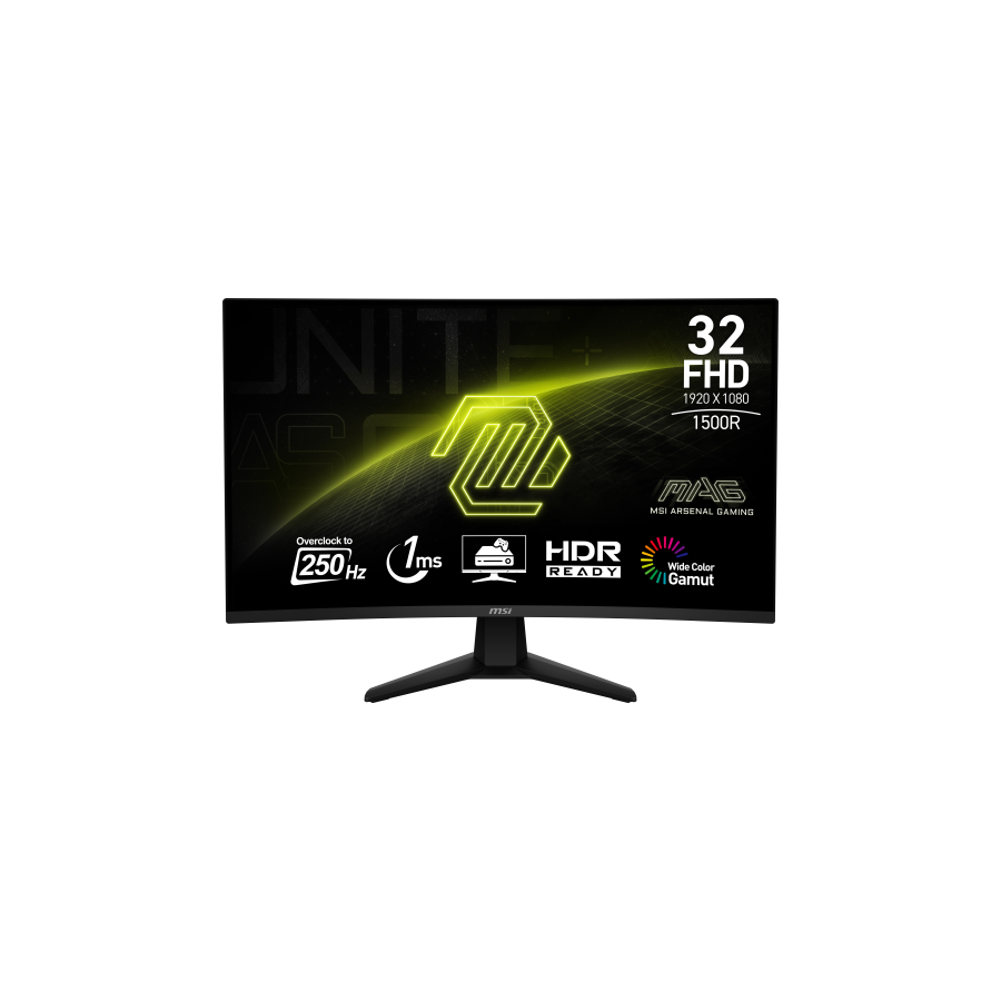 18458-MSI MAG 32C6X pantalla para PC 80 cm (31.5") 1920 x 1080 Pixeles Full HD Negro