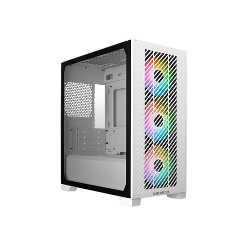 18494-Cooler Master Elite 301 White Mini Tower Blanco