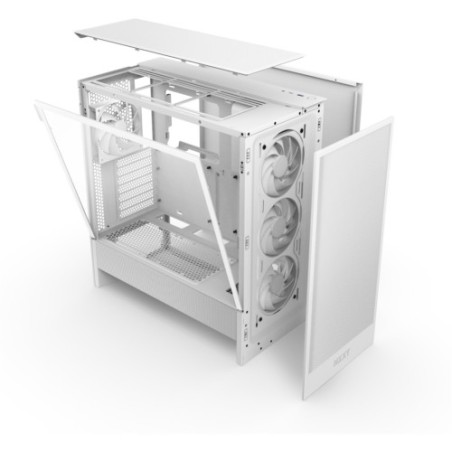 18504-CAJA NZXT H5 FLOW (2024) WHITE RGB CC-H52FW-R1