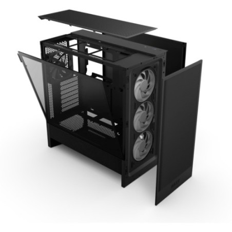 18507-CAJA NZXT H5 FLOW (2024) BLACK RGB CC-H52FB-R1