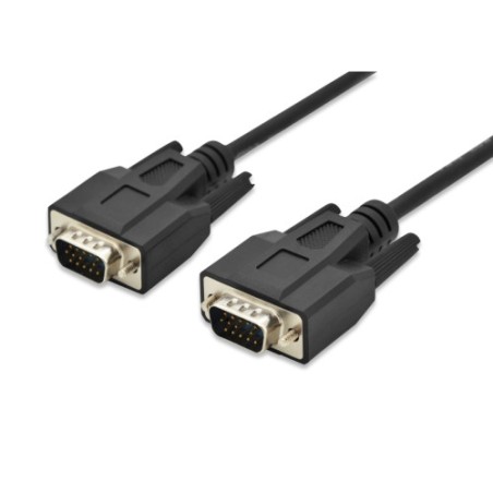 18546-EWENT VGA Cable 15pin HD plug M/M, CU,AWG28, 1,8m