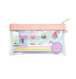 1856-KIT DE ESTUCHE TRANSPARENTE PVC "PARA APUNTES QUE MOLAN" MR.WONDERFUL WOA09499ES