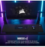 18598-ALFOMBRILLA CORSAIR MM500 V2 GAMING, NEGRO, TALLA L  CH-941B161-WW