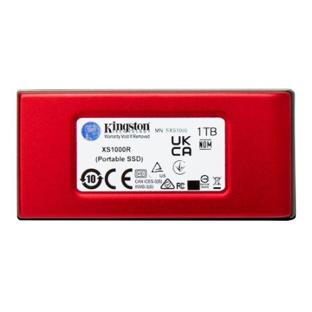 18619-Kingston Technology SSD Externo Kingston XS1000 Rojo