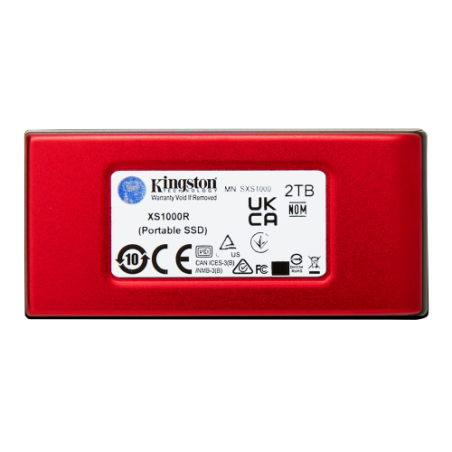 18621-Kingston Technology SSD Externo Kingston XS1000 Rojo