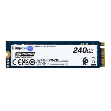 18623-Kingston Technology DC2000B M.2 240 GB PCI Express 4.0 NVMe 3D TLC