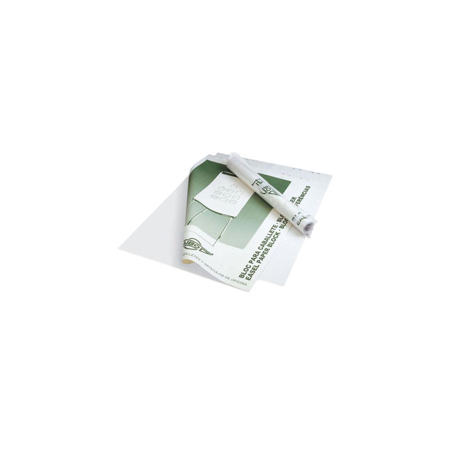 1866-FAIBO bloc papel para pizarra 25 hojas Blanco
