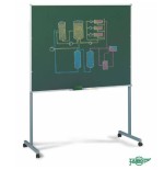 1869-JUEGO SOPORTE METALICO CON RUEDAS PARA PIZARRAS FAIBO 190X60 CM. FAIBO 18RT