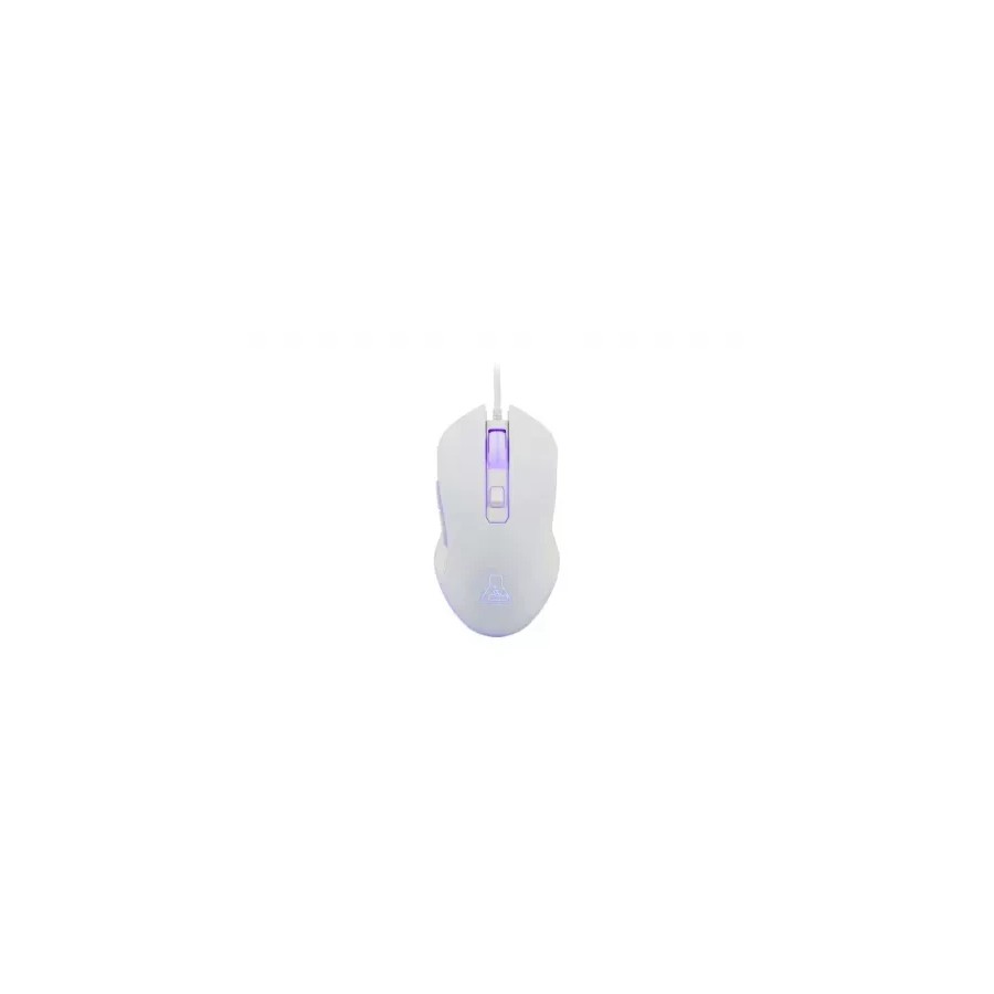18752-GAMING MOUSE - WIRED ILLUMINATED - 6400 DPI - WHITE