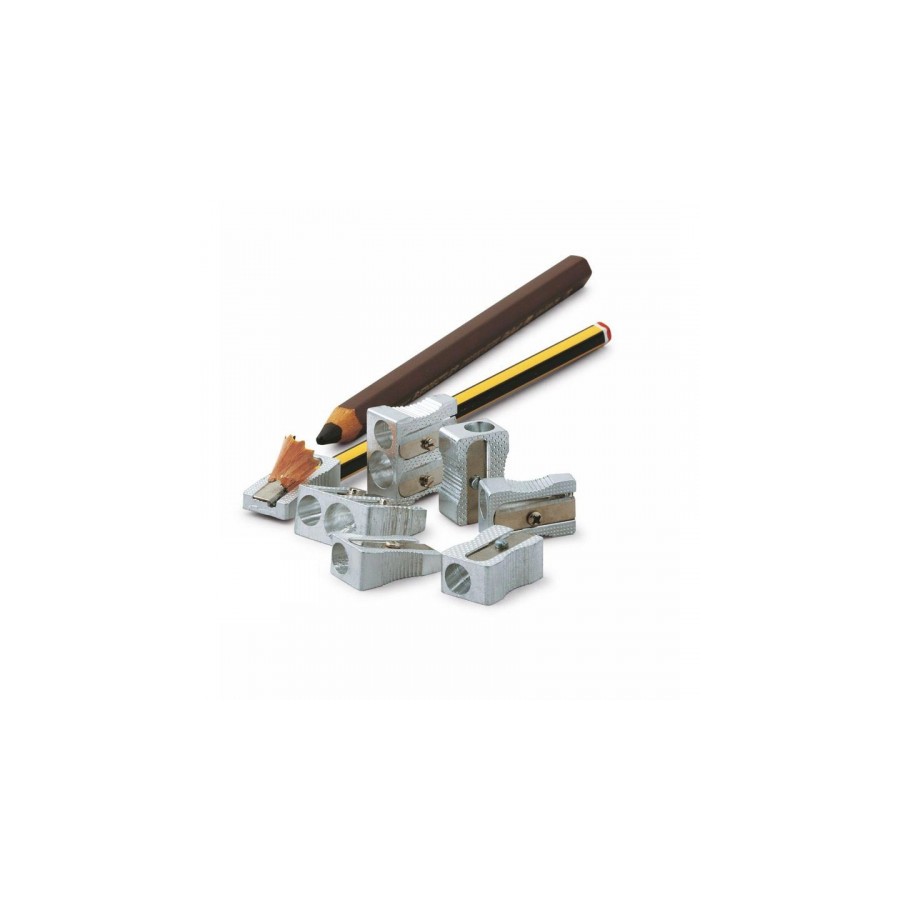 1877-SACAPUNTAS METALICO DOBLE CON FORMA DE CUNA 100% RECICLABLE FAIBO 2003