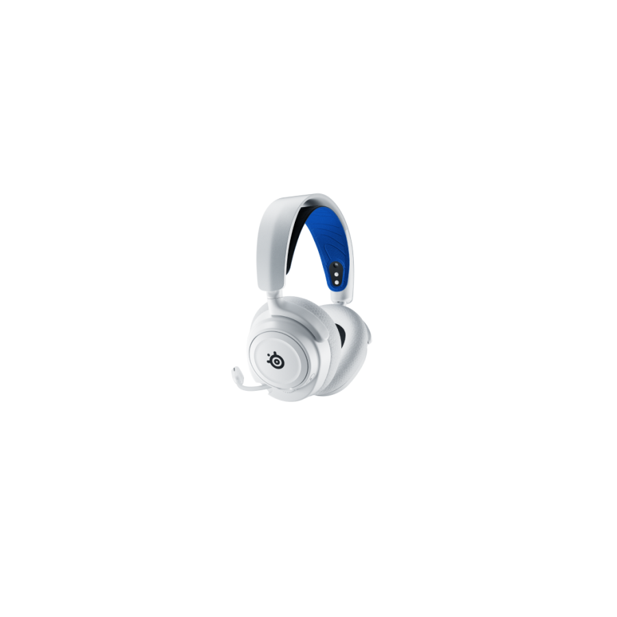 18780-Steelseries ARCTIS NOVA 7P WHITE Auriculares Inalambrico Diadema Juego Bluetooth Azul, Blanco