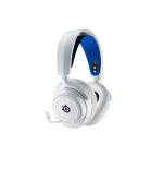 18780-Steelseries ARCTIS NOVA 7P WHITE Auriculares Inalambrico Diadema Juego Bluetooth Azul, Blanco