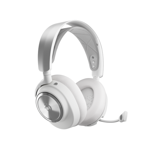 18784-Steelseries Arctis Nova Pro Wireless Auriculares Inalambrico y alambrico Diadema Juego Bluetooth Plata, Blanco