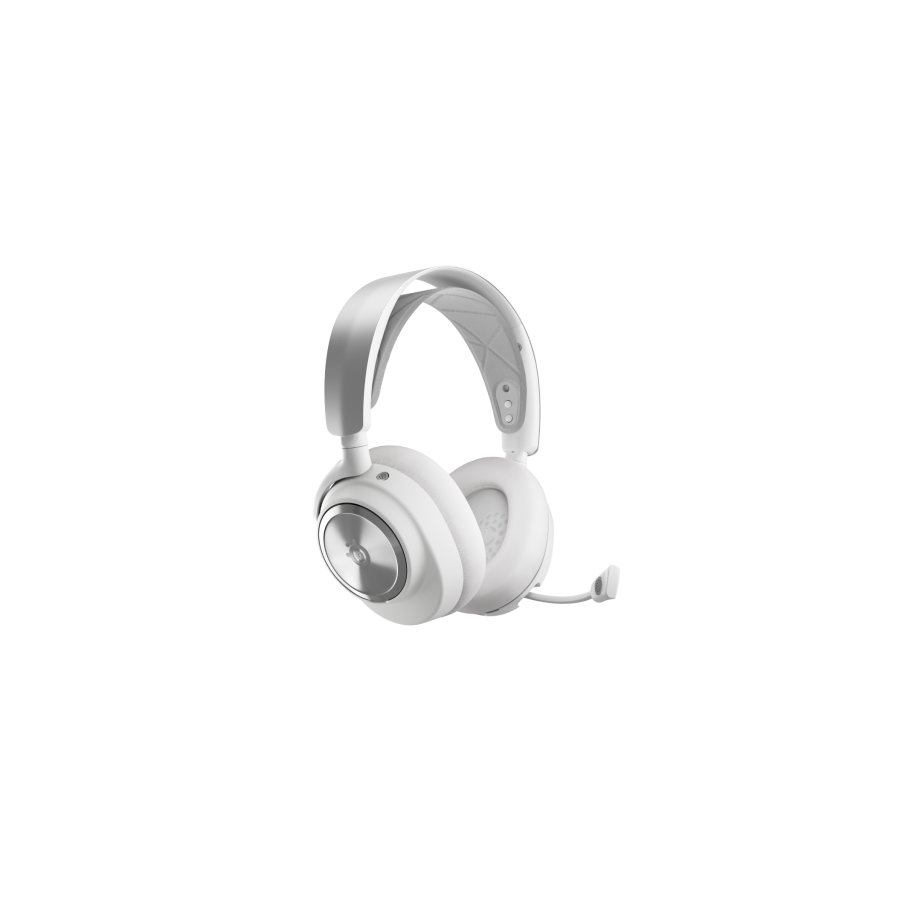 18784-Steelseries Arctis Nova Pro Wireless Auriculares Inalambrico y alambrico Diadema Juego Bluetooth Plata, Blanco