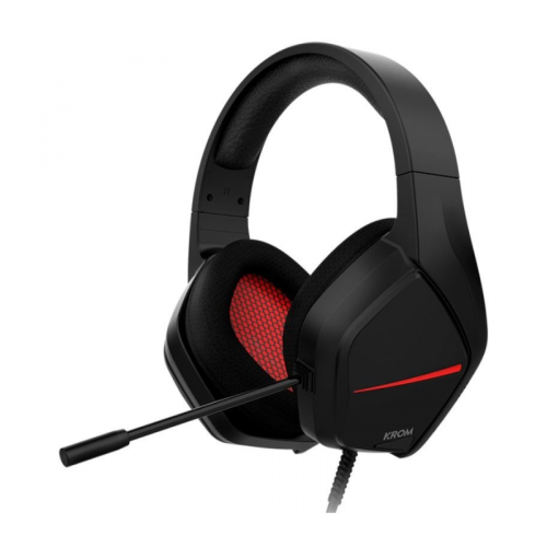 18851-KROM AURICULARES GAMING NEGRO/ROJO