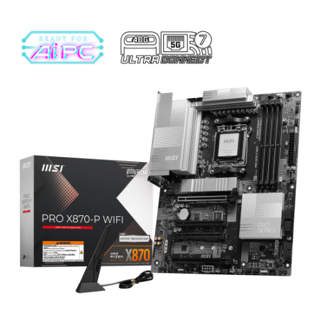 18856-PLACA MSI PRO X870-P WIFI,AMD,AM5,X870,4DDR5,ATX