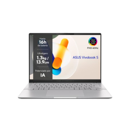 18862-ASUS Vivobook S 14 OLED OLED M5406NA-QD082W - Ordenador Portatil 14" WUXGA (AMD Ryzen 5 7535HS, 16GB RAM, 512GB SS